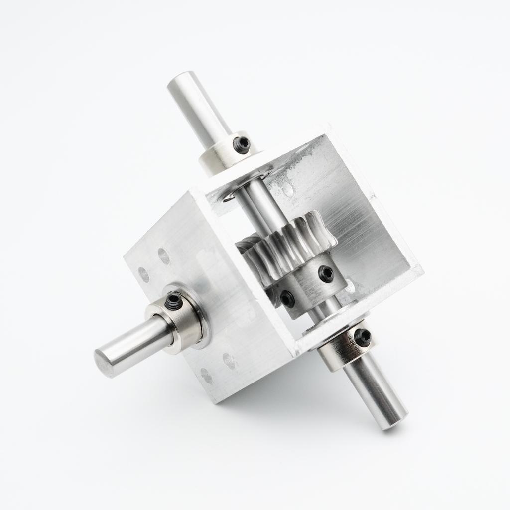 1:20 8MM High Torque Metal Gearbox Worm Gear Reducer DIY Robot Toy Car Precision Gear Ratio For Enhanced Performance