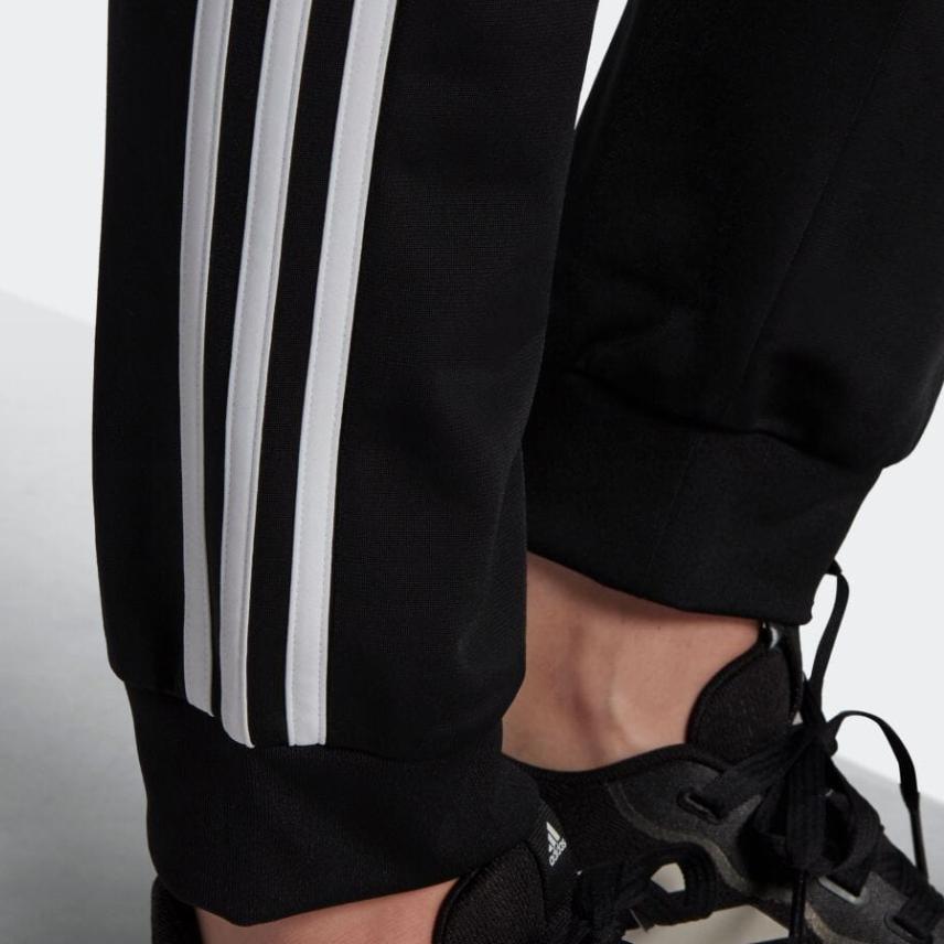 Adidas Three-Stripe Logo Joggers Women Bottoms Black H48447