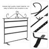 72 Holes Earrings Necklace Bracelet Rings Jewelry Display Stands Hanger Holder Rack Black