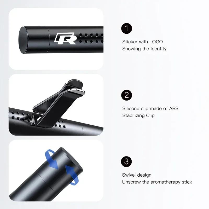 opq1 Car Aromatherapy Stick Solid Perfume Diffuser Fragrance Clip For VW Atlas Jetta Touareg Variant Golf Polo GTI Taos Nivus Passat