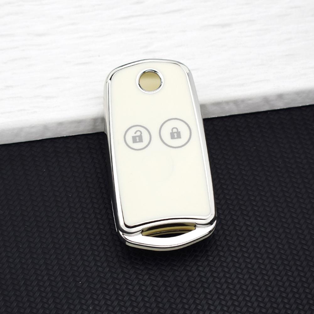 TPU Car Flip Key Case Cover For Acura TL TSX ZDX RSX CRZ Honda Civic Fit Accord CRV HRV Jazz Odyssey Car Key Chain Accessories