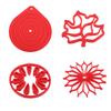Silicone Heat Resistant Coaster Set For Kitchen And Dining Room Use