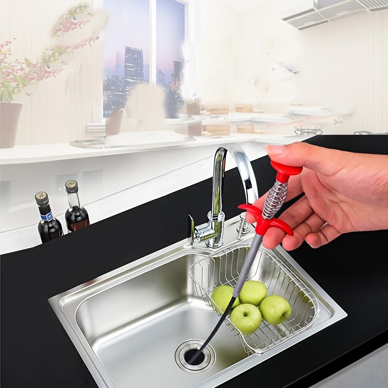 Esnek Kanal Açma Yılanı ve Tıkanıklık Giderici Alet - Kullanımı Kolay, Mutfak, Banyo, Duş, Küvet için Çok Amaçlı Temizlik