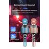 Wireless Bluetooth Karaoke Microphone, 5-in-1 Portable Handheld Mic Speaker with Dynamic Lights, Karaoke Microphone for Adults