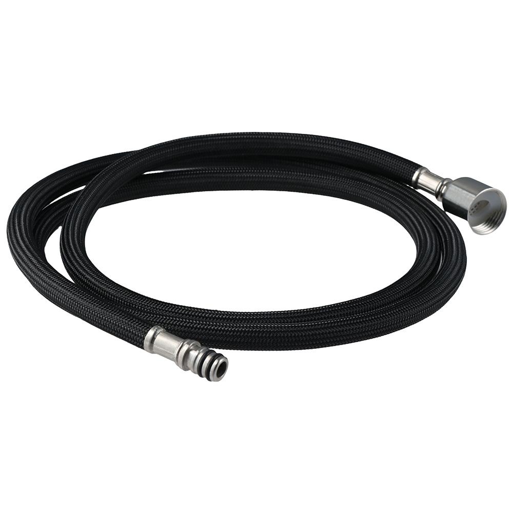 Black Water Pipe Fittings Hose Adapter Extender Safe Flexible Conduit  Kitchen