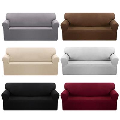 Elastic Sofa Cover Solid Color All-inclusive Anti-slip Sofa Cover Simple Four-season Universal Armrest Sofa Cover