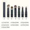 6Pcs Brushes Portable Cosmetic Brushes Set Detachable Eyeshadow Brush  Home