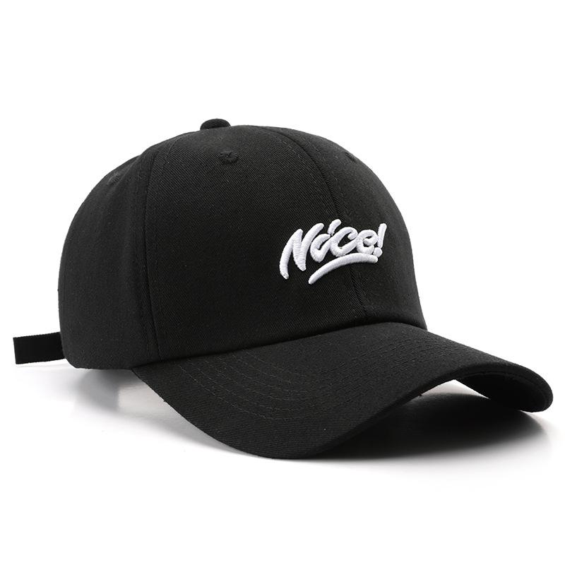 Koreanische Version der japanischen Damen-Frühjahrs- und Herbst-Baseballkappe mit personalisiertem Buchstaben-Stickerei, Outdoor-Reise-Sport-Sonnenschutz-Sonnenschirm-Kappe für Herren