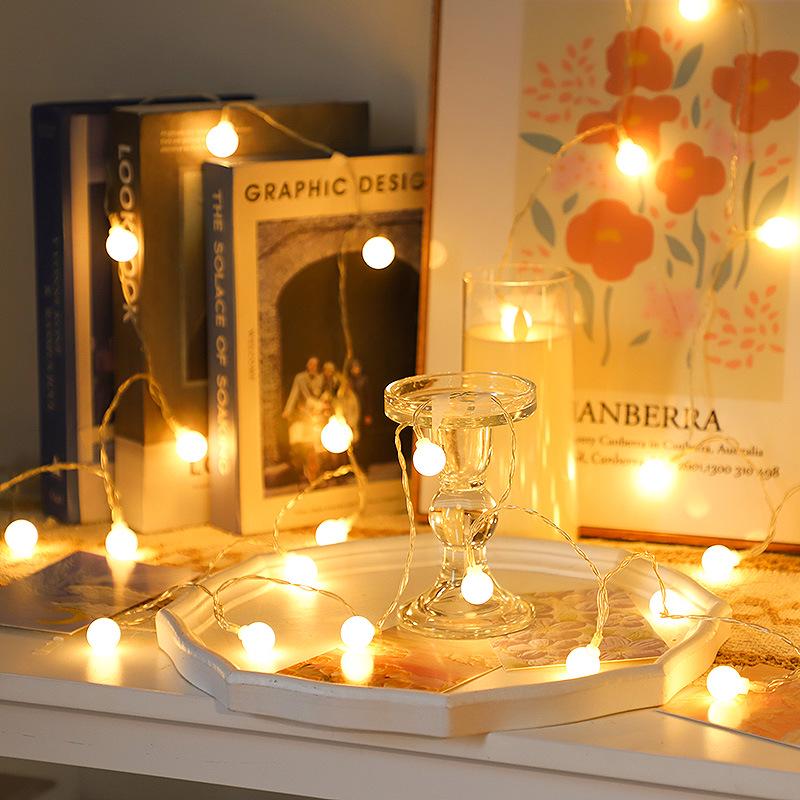 LED Star & Ball String Lights for Celebrations