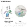 S925 Silver Summer Travel Cocktail Charm Pendant Handmade DIY Beaded Jewelry Accessories