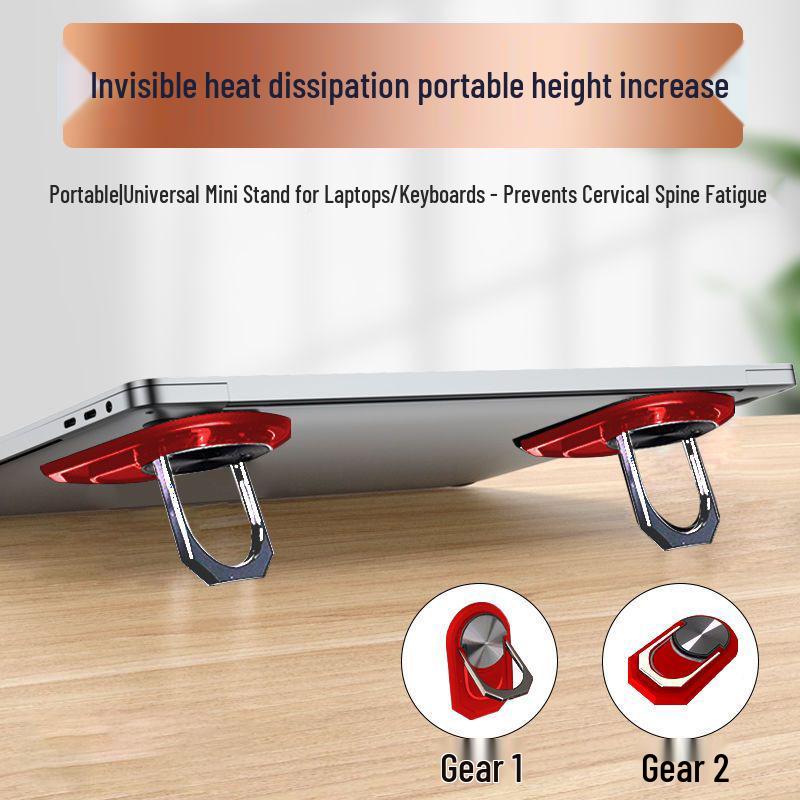 Mini Foldable Metal Laptop Stand & Cooling Riser