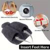 2L Large Non-Electric Hot Water Bottle - Super Soft Plush Cover Rubber Warmer Multi-Use for Hands Feet Warmth Home Office Winter