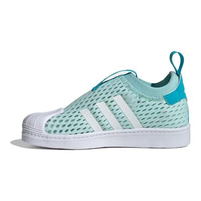 Originals Superstar 360 2.0 Low Top Kids Skate Shoes Kids Sneakers Green White JH6373