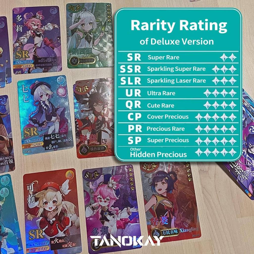 Genshin Impact Collectible Cards - Booster Packs Trading Card [Imported] - 11st Deluxe Version (Boxed of 30 Packs)