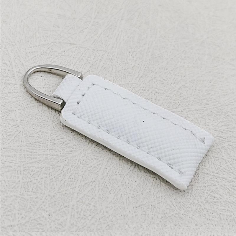 5Pcs Fashionable Zipper Pullers Solid Color PU Detachable Zipper Pullers Bag Clothing Zipper Puller