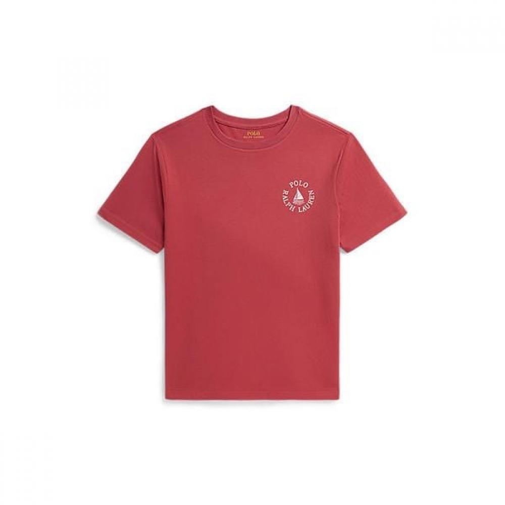 Polo Ralph Lauren Boys 8 18 Logo Cotton Jersey Tee Cwpotshy8021266610
