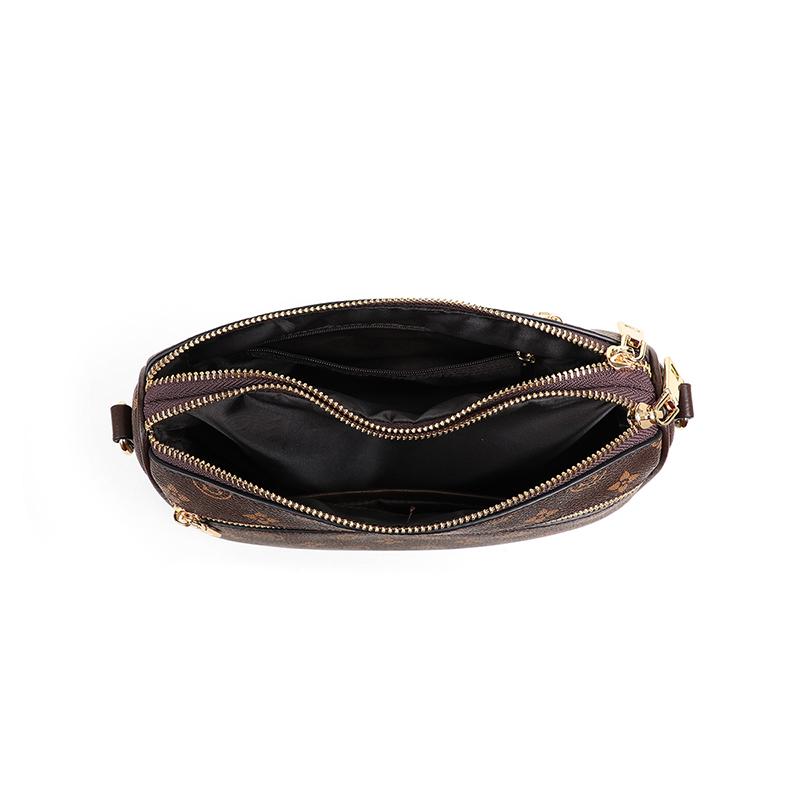 Bag Women's Bag Fashion Crossbody Bag Large Capacity Shoulder Bag Women's Bag Retro Middle-aged Mother Bag