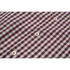 BLACKBROWN (Sidogras) Block Check Cotton Shirt [Wine]