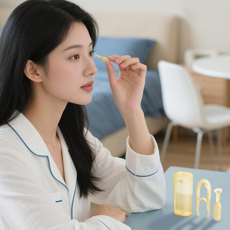 Contact Lens Wearing Aids Tool Set Contact Lens Remove Tweezers Suction Rod Integrated Support For Men Women Soft Silicone