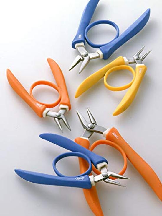 ANEX SUS410 Steel with Standard 251 Precision Work Such As Making Accessories and Fishing Plastic Fish Glasses Pliers, Grip, Size, 135mm, No. [For
