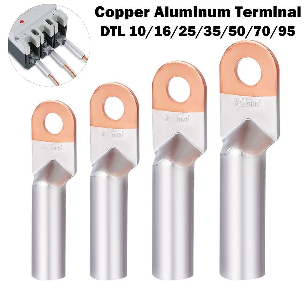 Small Copper Aluminum Terminal Non-Insulated Terminal  Block Wire Joint Cable Wire Connector  Cable