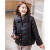 Pasteur Women's Lightweight Faux Leather Down Jacket