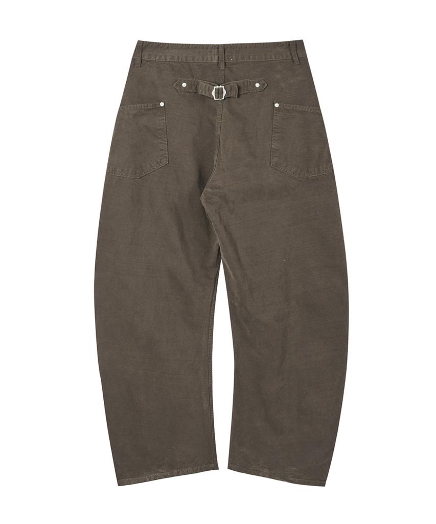 Akesi Denzel Summit Curved Cotton Pants_Khaki