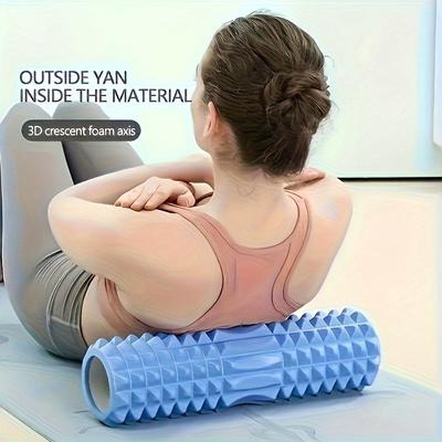 33/45Cm Yoga Foam Roller Whole Body Deep-Rooted Muscle Massage Relaxer Sports Rehabilitation Fascial Column Home Fitness