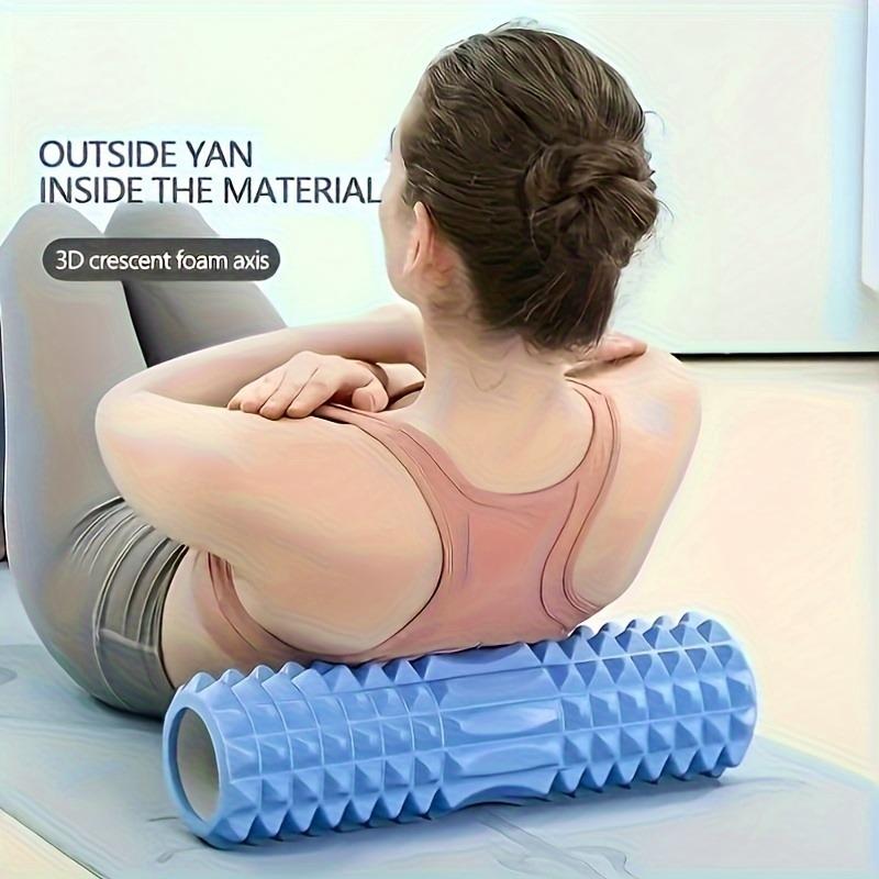 33/45Cm Yoga Foam Roller Whole Body Area Deep-Tissue-Rooted Muscle Tissue Massage Relaxer Sports Rehabilitation Fascial Column Household Fitness