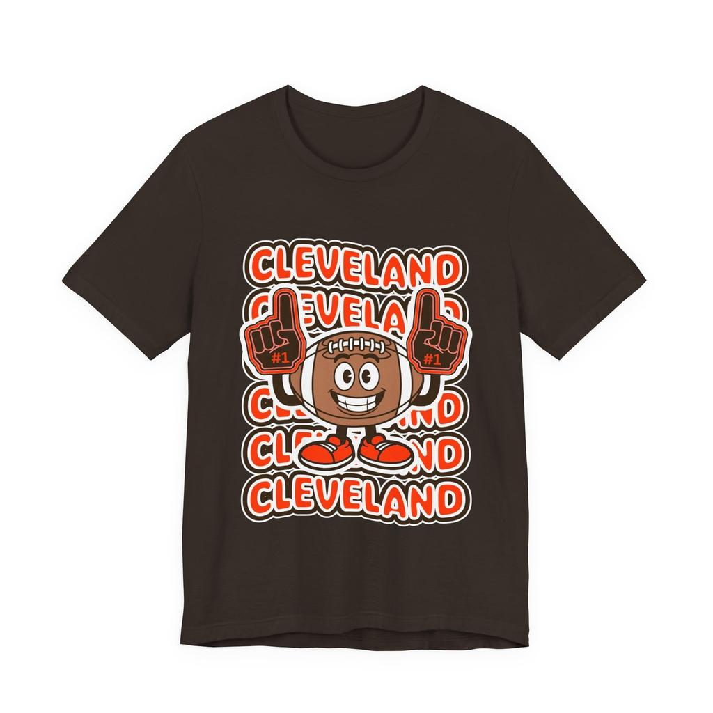 Cleveland Football T-Shirt Retro Mascot Graphic Tee