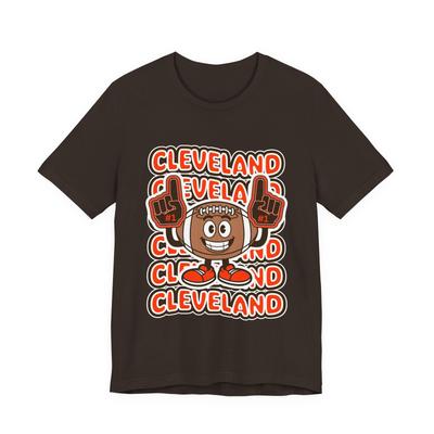 Cleveland Football T-Shirt Retro Mascot Graphic Tee