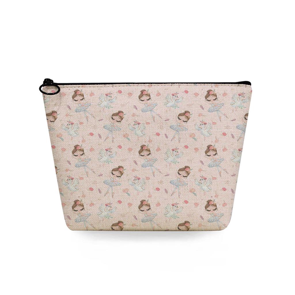 Women Ballet Girl Print Cosmetic Bag Toiletries Organize Travel Storage Case  6368