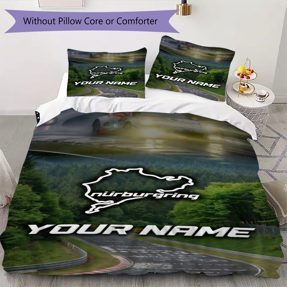 Custom Name Nurburgring Bedding,Quilt Set