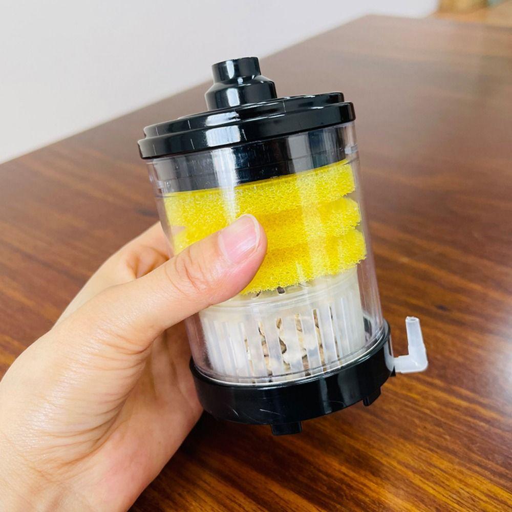 Mini Fish Tank Filter Plastic Aquarium Water Filter Practical Fish Poop Stool Toilet Aquarium