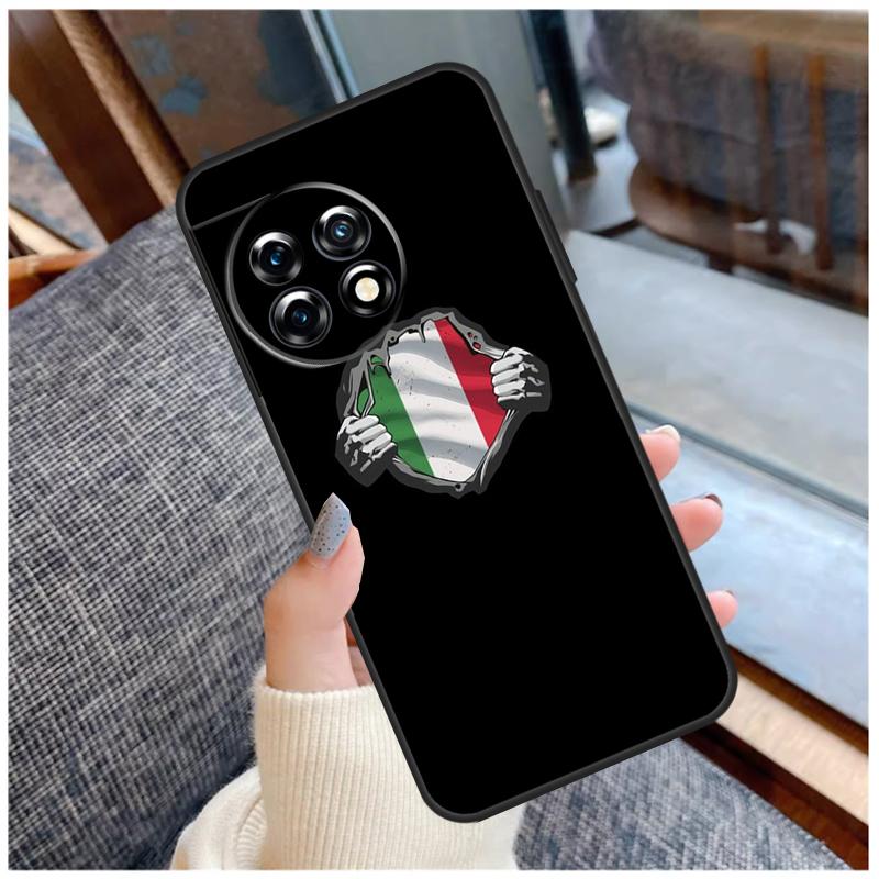 Italy Italia National Flag Case For OnePlus 13 15 13R 13T 12 12R 11 9 10 Pro 10T 8T Nord 5 CE 2 3 4 Lite N20 N30 Coque