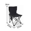 Outdoor Folding Chair with pocket Heavy Duty Foldable Beach Carry Bag for Sketching