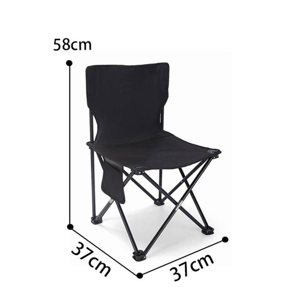 Outdoor Folding Chair with pocket Heavy Duty Foldable Beach Carry Bag for Sketching