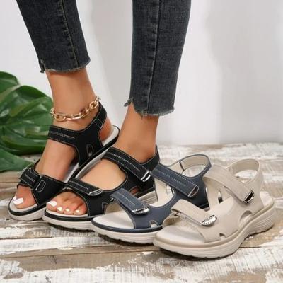 Women Summer Wedges Non-slip Beach Open Toe Breathable Sandals Sport Style Shoes