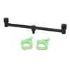 Fishing Rod Holder Lightweight Magnetic Bracket Head Fishing Rod Tail Rest Holder Tool Accessories(2 Head 25cm 9.8in