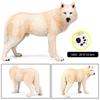 Oenux Big Size Savage Wild Beast Animals Wolf Wolves Model Action Figures Collection Solid PVC High Quality Home decor Toy Gift