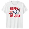 Happy 4th Of July Fourth Of July Holidays Patriotic Graphic Tee Unisex Unisexs