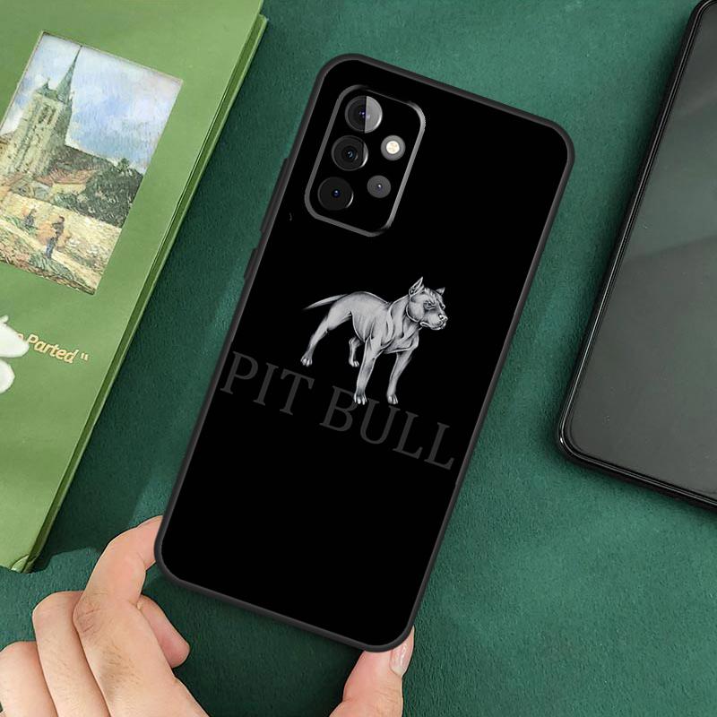 Pit Bull Lovely Dog Pitbull Case For Samsung Galaxy A16 A05 A06 A55 A35 A15 A53 A33 A13 A22 A32 A52 A14 A34 A54 Cover