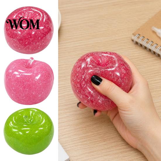 Stress Relief Tool Fruit Squeeze Toy, Soft Stretchy Sensory Anxiety Ball Fidget Home Office Worker Relaxation Desk Toy Shape