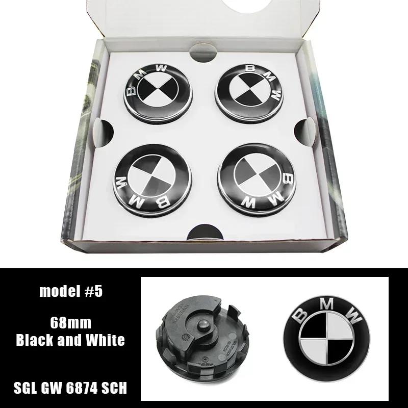 ELRA6 70% Hot 4P 56mm 68mm Floating Wheel Center Caps For BMW G11 G12 G30 G31 G32 G38 G01 G08 G02 G05 F45 F46 F52 F48 F49 F39 Auto Ac