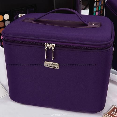 Portable Professional Makeup Case Large Capacity, Waterproof Travel Cosmetic Organizer With Lock