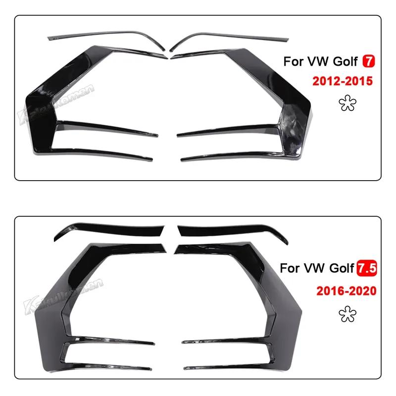 1 pár rozdělovač zadního nárazníku canard pro VW Golf 7 7.5 MK7 MK7.5 GTI R GTD R400 2012- spoiler zadního světla brzdové světlo lišta