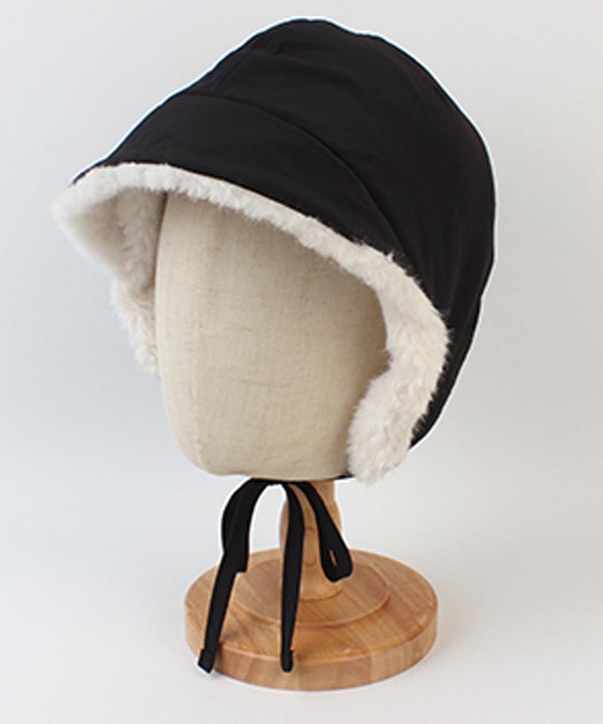 Yunibeosyeolkemiseuteuli Bio Poly Fur Black Bonnet Hat