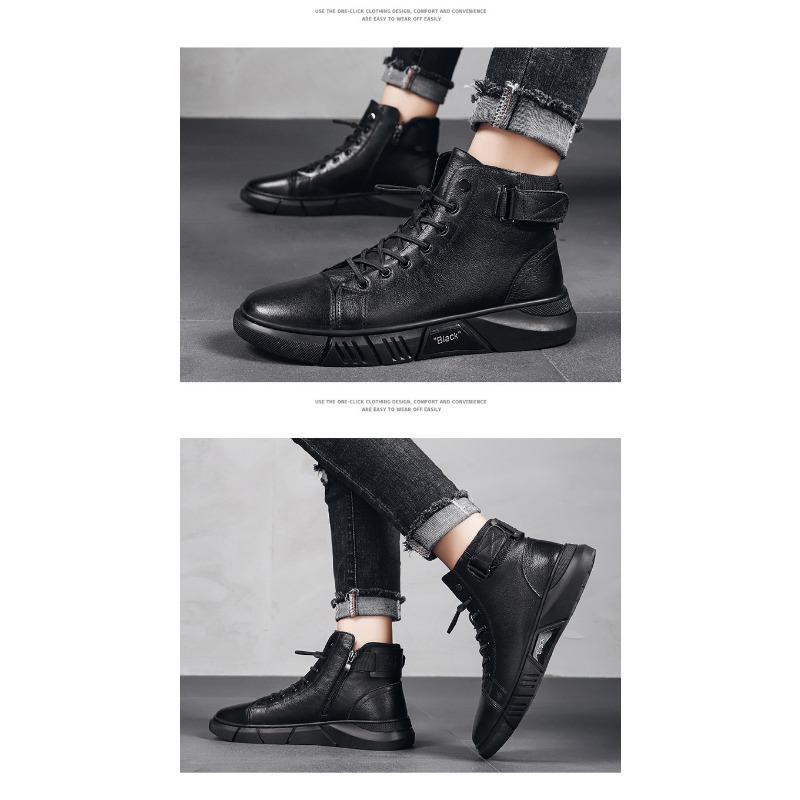 Scarpe da tavola da uomo, Scarpe da uomo, Versatili per tutte le stagioni, Stivali Martin con suola morbida, Traspiranti da uomo, Casual, Sportive, Antiscivolo, Resistenti all'usura