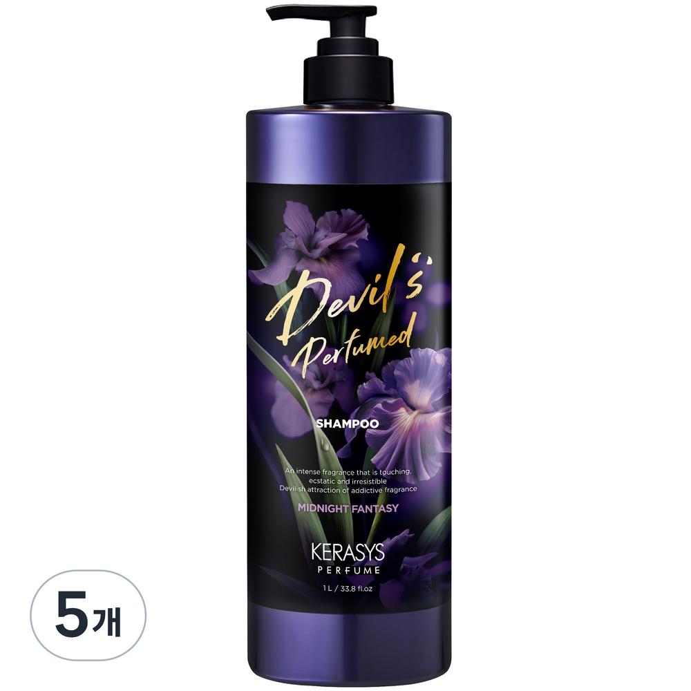 

Kerasys Devil s Perfume Edition Shampoo Floral Fragrance, 1L, 5 pcs.