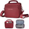 Concept Camera Shoulder Stylish DSLR Camera with Camera Camera Item Storage Photography Compact Wine Red K&F Bag, Bag, Bag, 5L, Dividers,